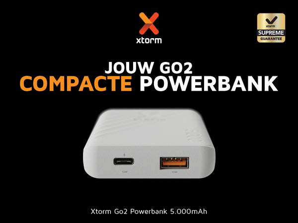 Powerbank Go2 5000mAh White 1/13