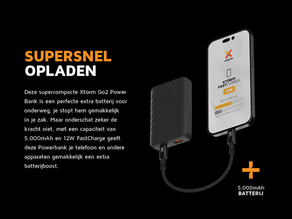 Powerbank Go2 5000mAh Black 2/13