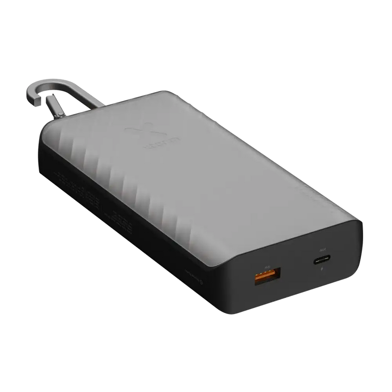 Go2 Powerbank 20W - 10.000 mAh met Solar en Lamp - Charcoal Black