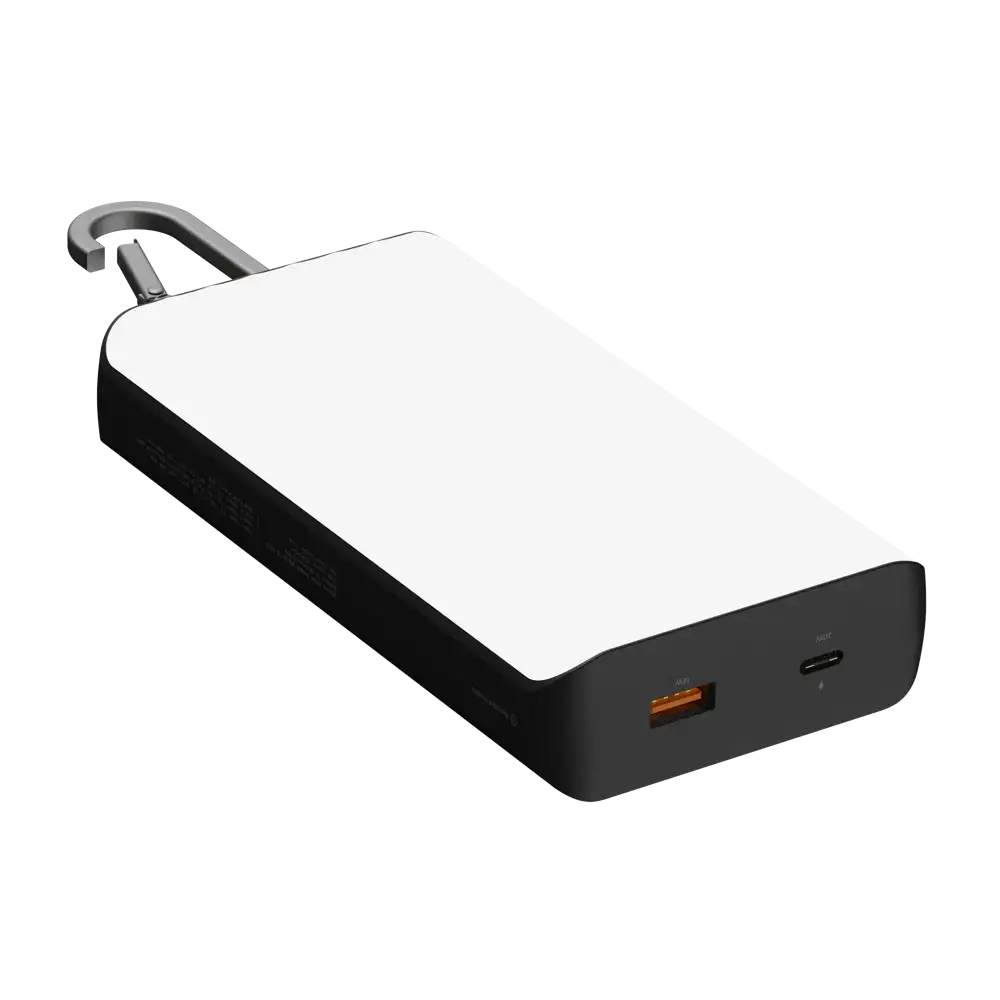 Go2 Powerbank 20W - 10.000 mAh met Solar en Lamp - Charcoal Black - Xtorm NL