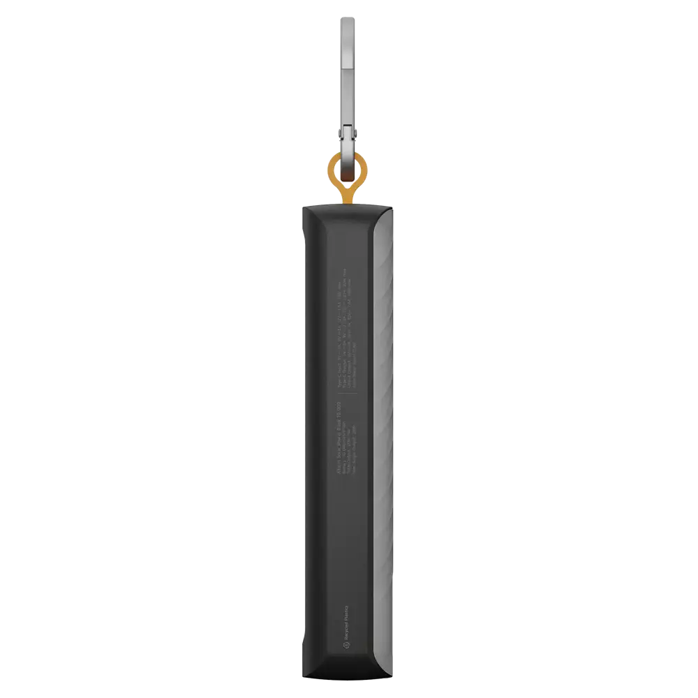 Go2 Powerbank 20W - 10.000 mAh met Solar en Lamp - Charcoal Black - Xtorm NL