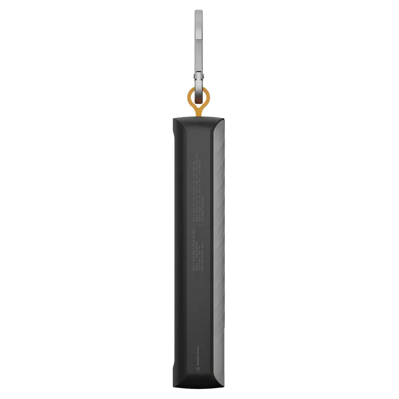 Go2 Powerbank 20W - 10.000 mAh met Solar en Lamp - Charcoal Black