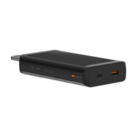 Go2 Powerbank 20W - 10.000 mAh met Solar en Lamp - Charcoal Black