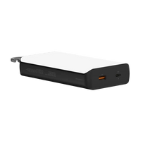 Go2 Powerbank 20W - 10.000 mAh met Solar en Lamp - Charcoal Black