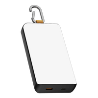 Go2 Powerbank 20W - 10.000 mAh met Solar en Lamp - Charcoal Black