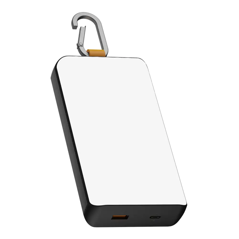 Go2 Powerbank 20W - 10.000 mAh met Solar en Lamp - Charcoal Black