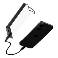 Go2 Powerbank 20W - 10.000 mAh met Solar en Lamp - Charcoal Black