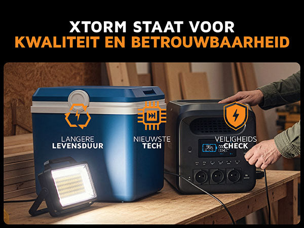 Xtorm staat voor kwaliteit en betrouwbaarheid. Langere levensduur. Nieuwste tech. Veiligheids check
