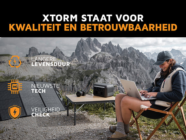 Xtorm staat voor kwaliteit en betrouwbaarheid. Langere levensduur. Nieuwste tech. Veiligheid check