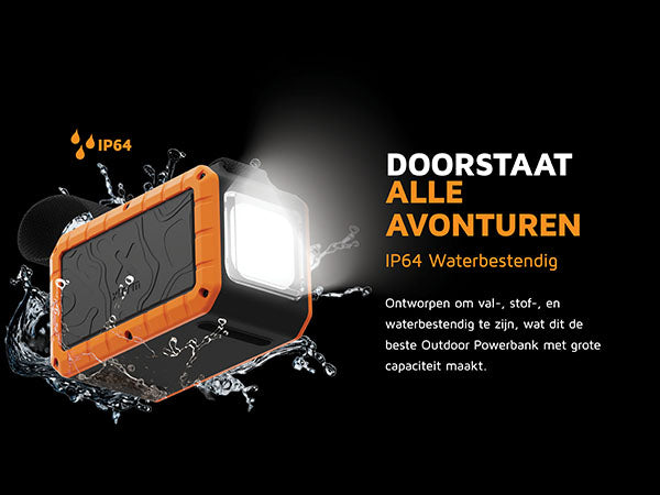 Rugged Zaklamp Powerbank 100W - 40.000 mAh 5/16