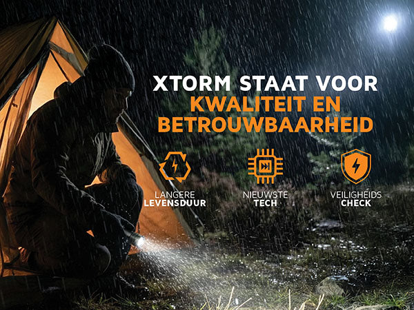 Xtorm staat voor kwaliteit en betrouwbaarheid. Langere levensduur. Nieuwste tech. Veiligheids check