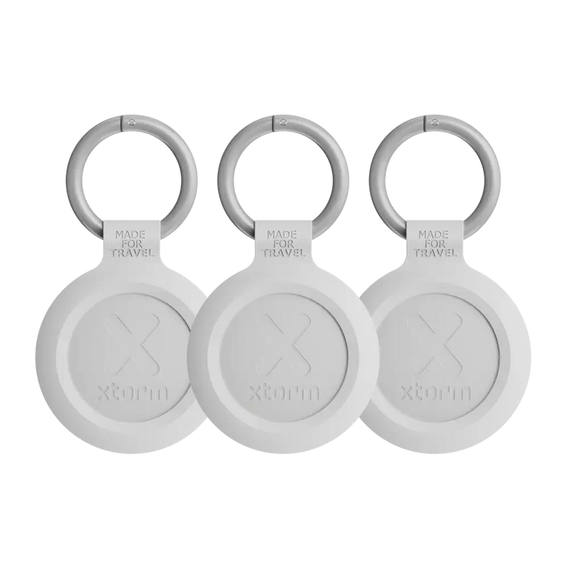 Xtorm TravelTag for iPhone (iOS) - Water-resistant - Ash White
