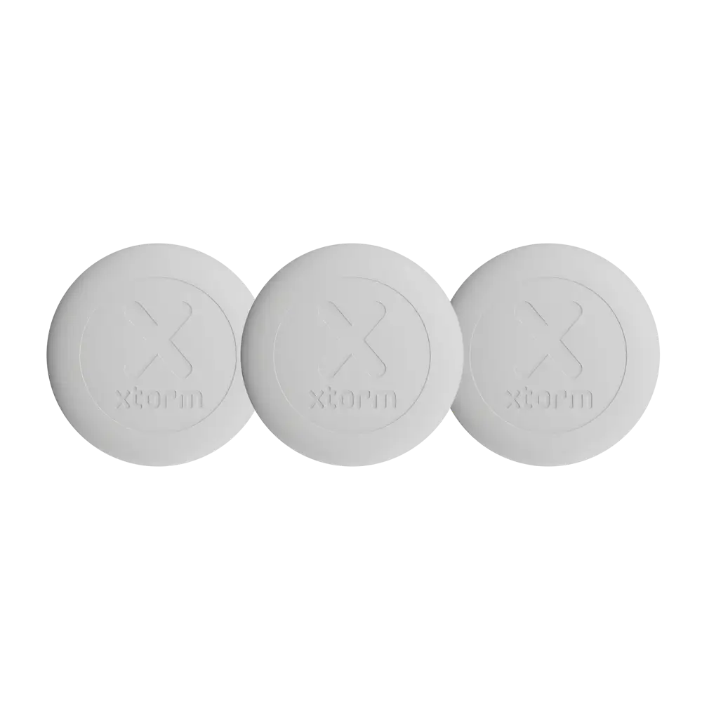 Xtorm TravelTag for iPhone (iOS) - Water-resistant - Ash White