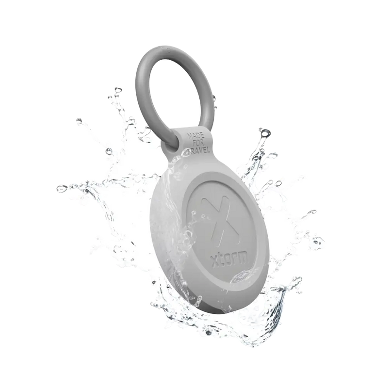 Xtorm TravelTag for Android & iPhone - Water-resistant - 3-Pack - Ash White