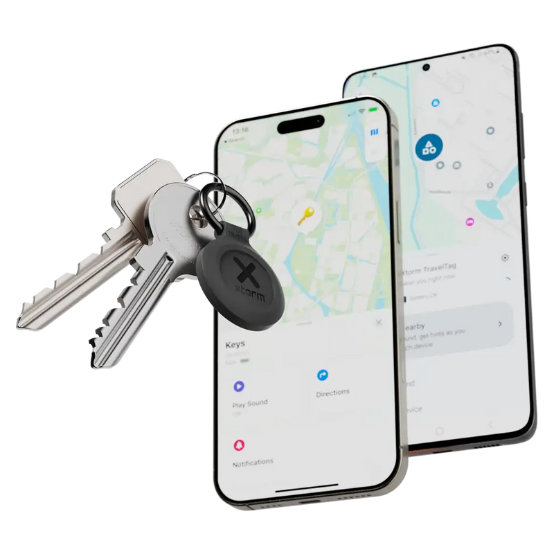 Xtorm TravelTag for Android & iPhone - Water-resistant - Charcoal Black