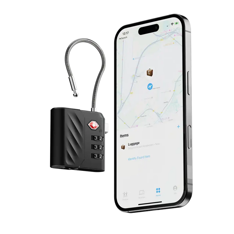 TSA Lock Tag – Kofferslot met Tracker voor Android & iPhone