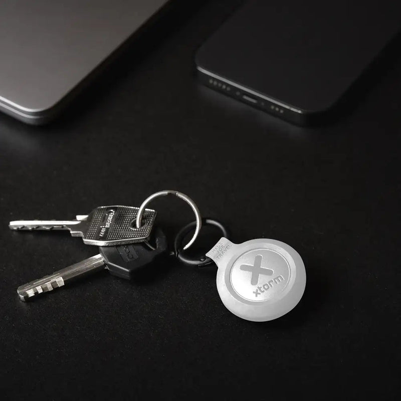Xtorm TravelTag for Android & iPhone - Water-resistant - 3-Pack - Ash White
