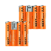 AAA + AA Bundel Oplaadbare Batterijen - Xtorm NL