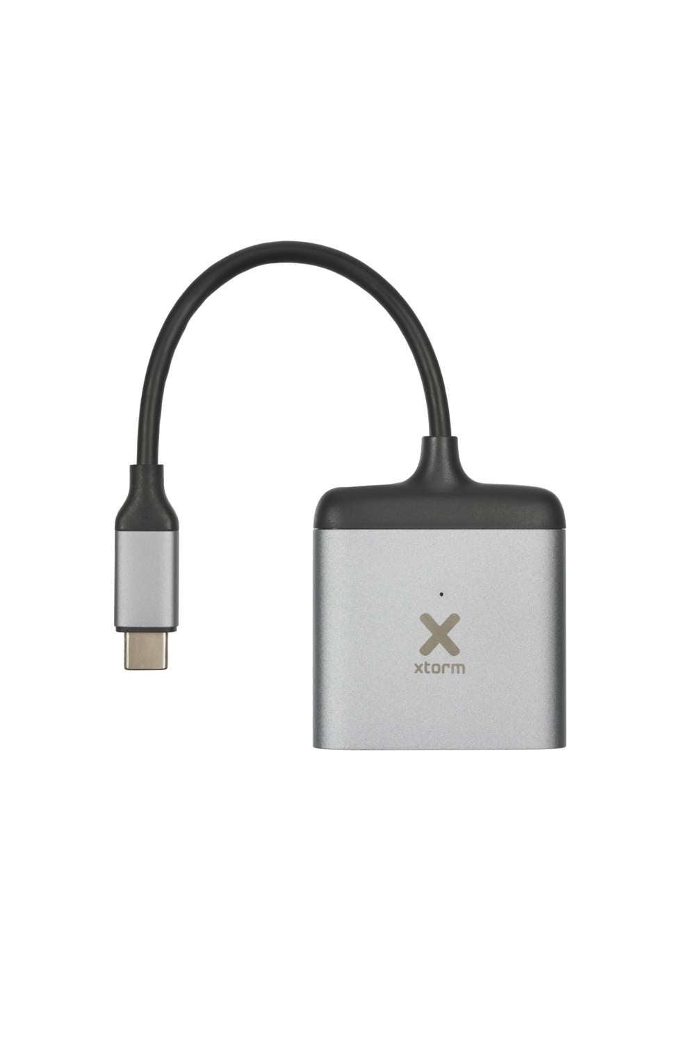 Xtorm Xtorm XC202 Connect USB-C naar 2x HDMI Hub - Space Grey