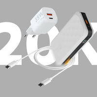 Thumbnail for FS5 Dusk White 20.000 35W +35W Snellader +USB-C PD kabel 100W Bundel - Xtorm NL