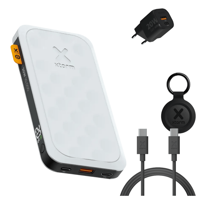 FS5 Reis Bundel - 10.000 mAh - Dusk White - Xtorm NL