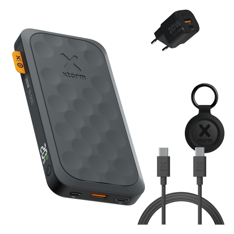 FS5 Reis Bundel - 10.000 mAh - Midnight Black - Xtorm NL