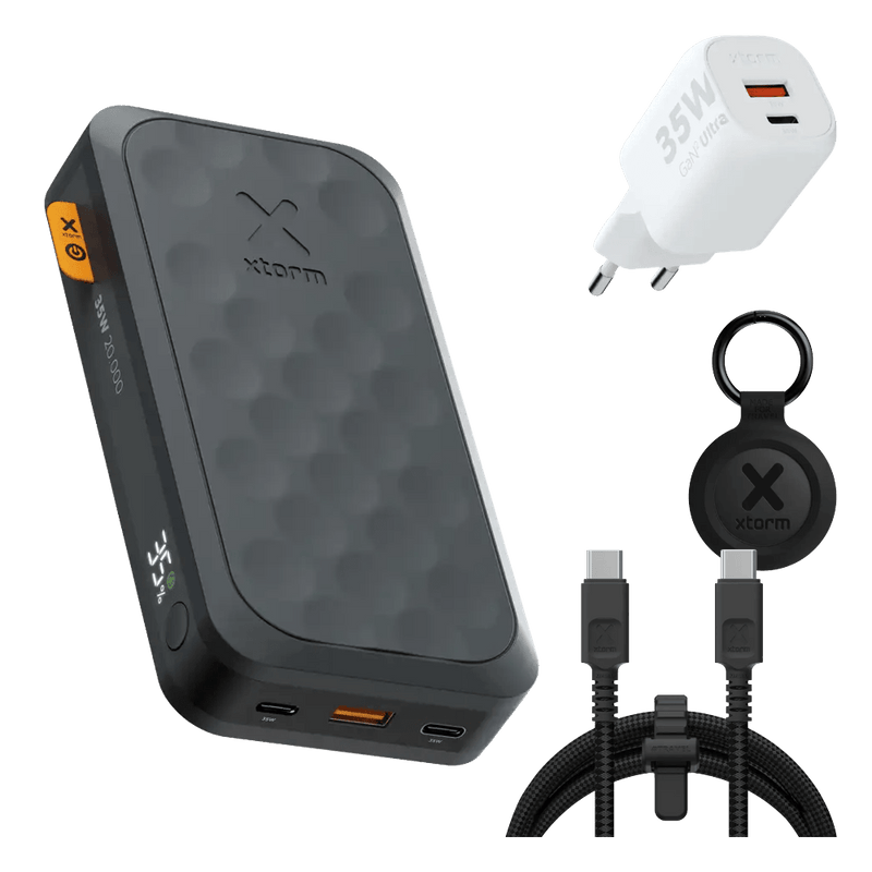 FS5 Reis Bundel - 20.000 mAh - Midnight Black - Xtorm NL