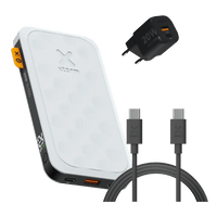 FS5 Snellaad Bundel - 10.000 mAh - Dusk White - Xtorm NL