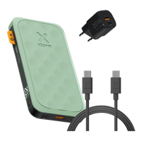FS5 Snellaad Bundel - 10.000 mAh - Sage Green - Xtorm NL