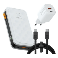 FS5 Snellaad Bundel - 20.000 mAh - Dusk White - Xtorm NL