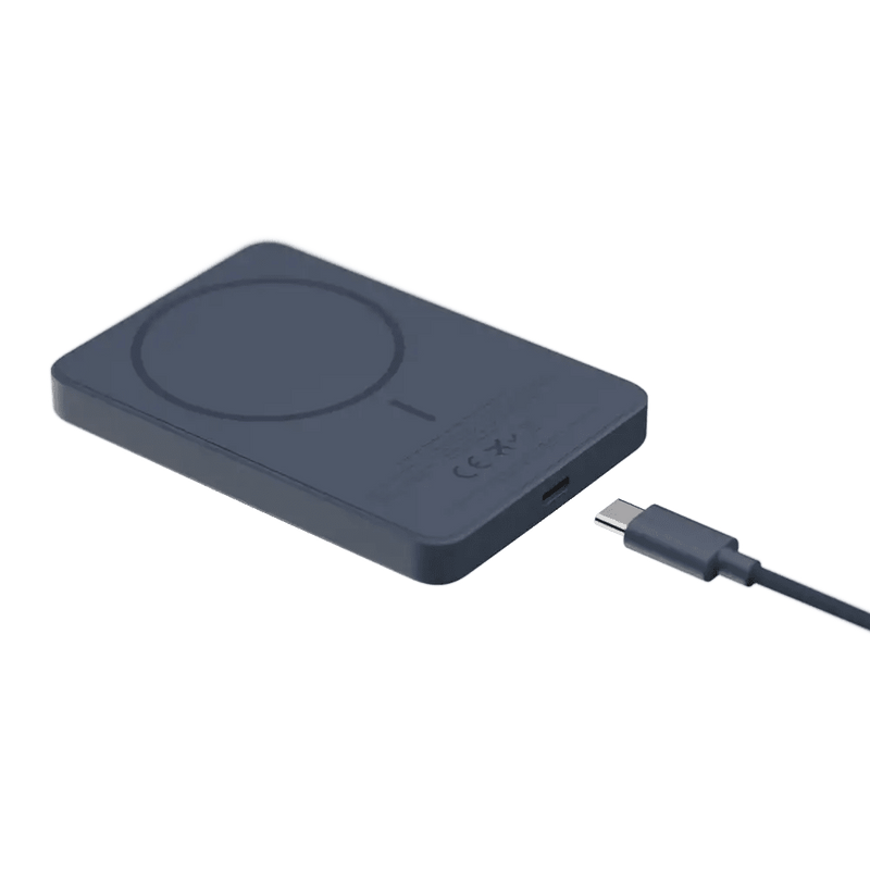 Go2 Magnetische Powerbank 15W - 5.000 mAh Draadloos - Blue - Xtorm NL