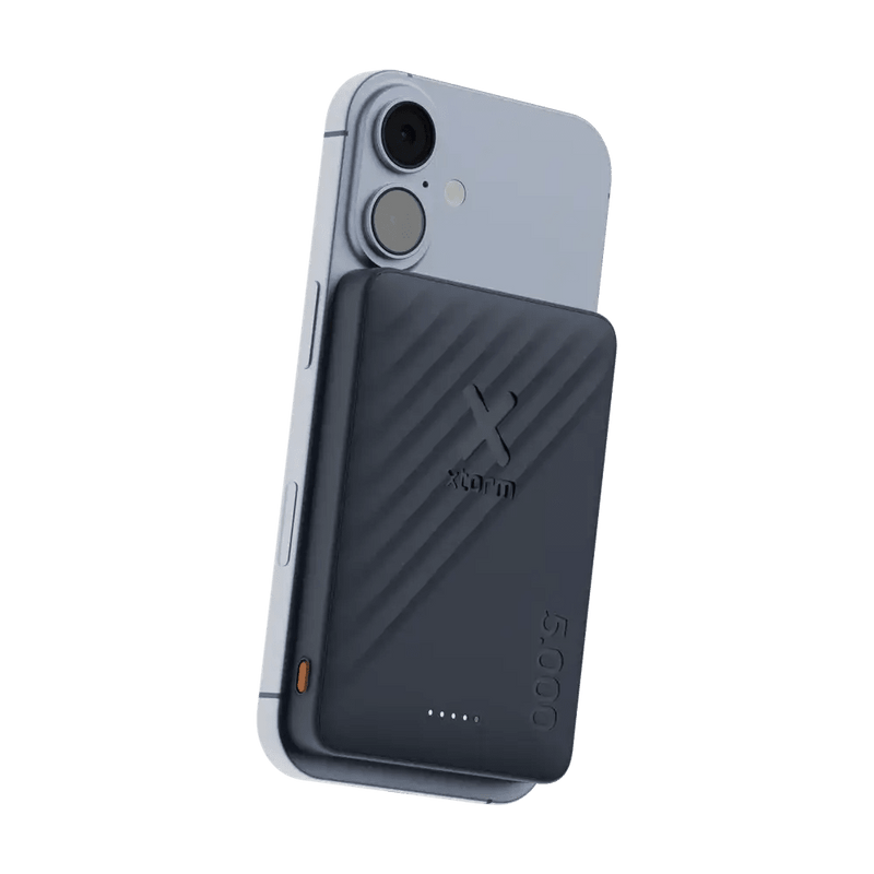 Go2 Magnetische Powerbank 15W - 5.000 mAh Draadloos - Blue - Xtorm NL