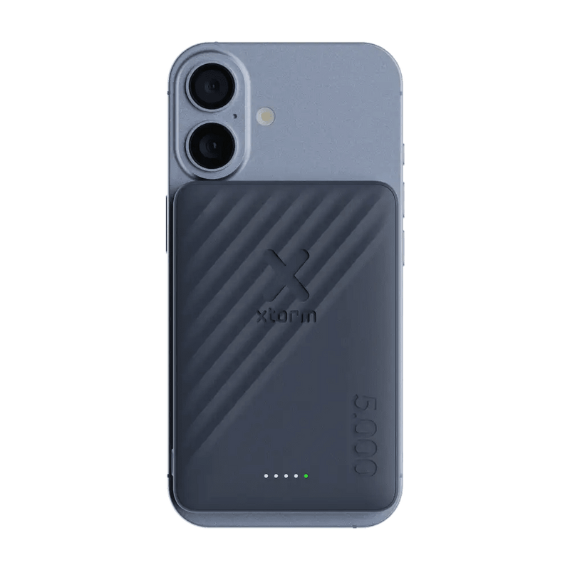 Go2 Magnetische Powerbank 15W - 5.000 mAh Draadloos - Blue - Xtorm NL
