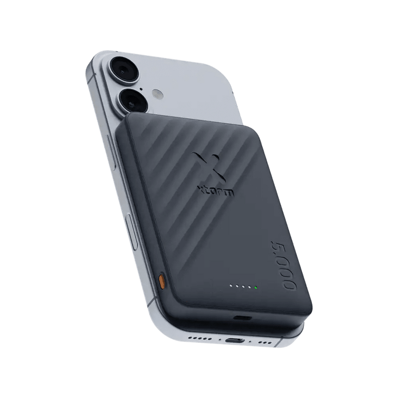 Go2 Magnetische Powerbank 15W - 5.000 mAh Draadloos - Blue - Xtorm NL