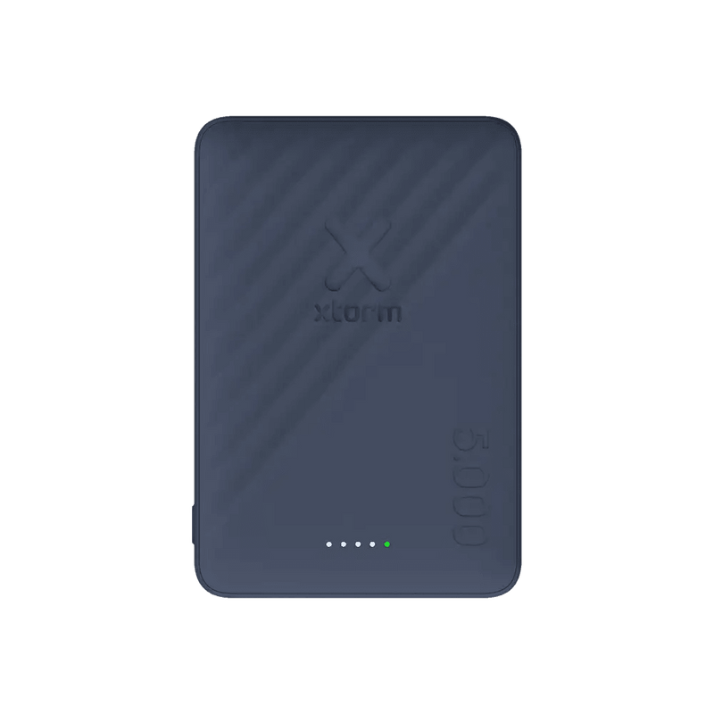 Go2 Magnetische Powerbank 15W - 5.000 mAh Draadloos - Blue - Xtorm NL
