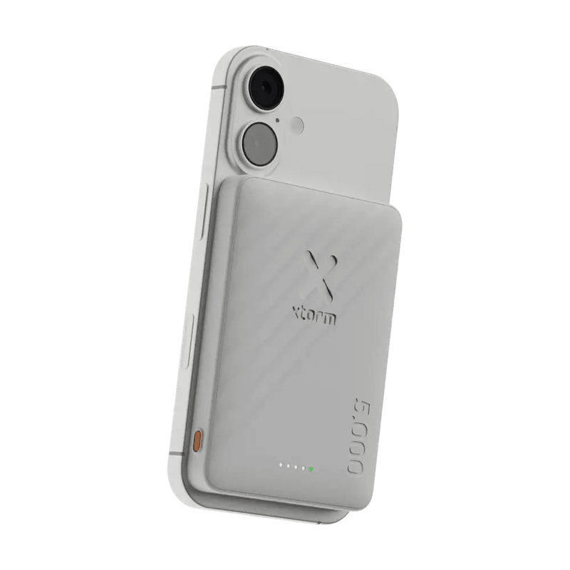 Go2 Magnetische Powerbank 15W - 5.000 mAh Draadloos - Ice - Xtorm NL