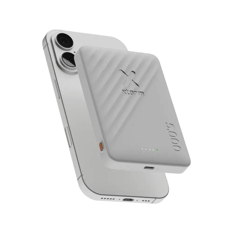 Go2 Magnetische Powerbank 15W - 5.000 mAh Draadloos - Ice - Xtorm NL