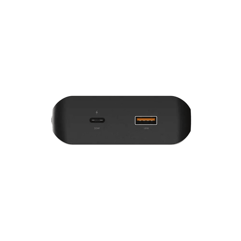 Go2 Powerbank 20W - 10.000 mAh met Solar en Lamp - Charcoal Black - Xtorm NL