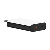 Go2 Powerbank 20W - 10.000 mAh met Solar en Lamp - Charcoal Black - Xtorm NL