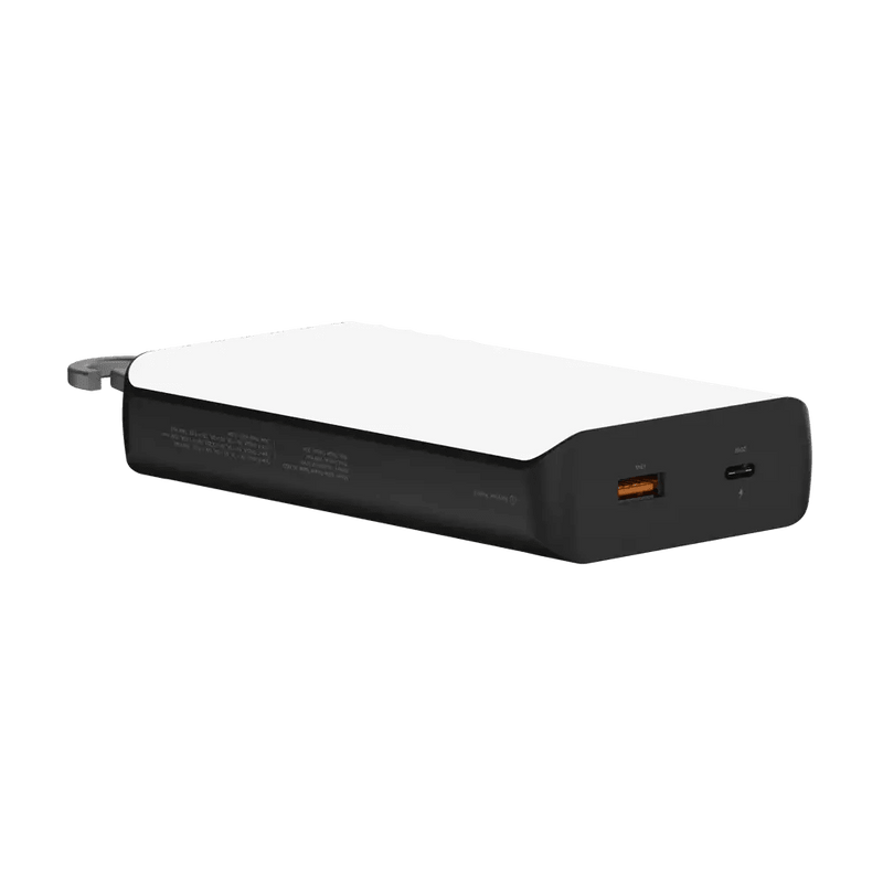 Go2 Powerbank 20W - 10.000 mAh met Solar en Lamp - Charcoal Black - Xtorm NL