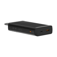 Go2 Powerbank 20W - 10.000 mAh met Solar en Lamp - Charcoal Black - Xtorm NL
