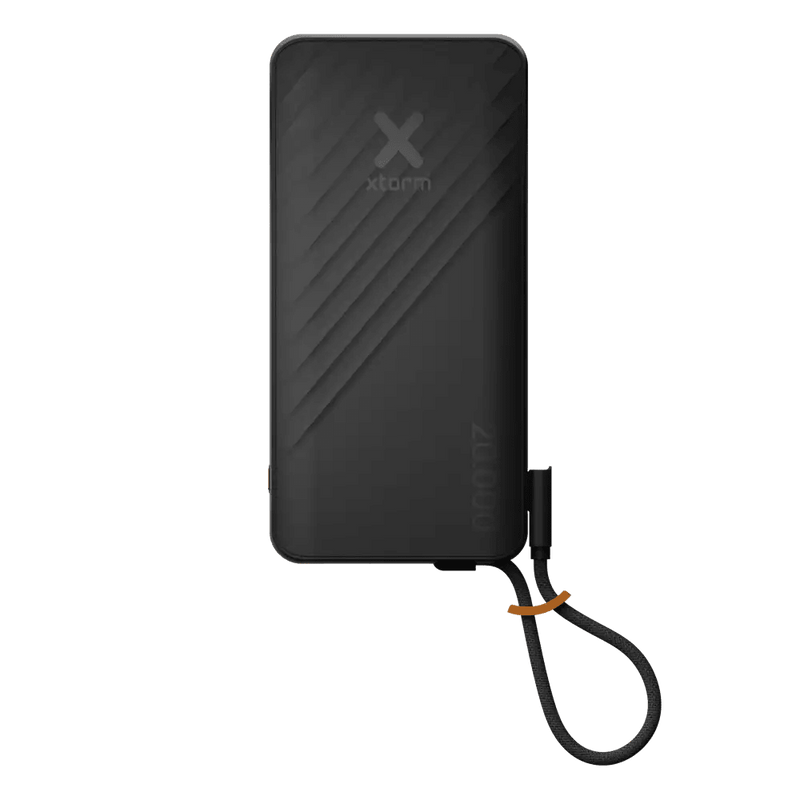 Go2 Powerbank 30W - 20.000 mAh - Ingebouwde USB-C Kabel - Charcoal Black - Xtorm NL
