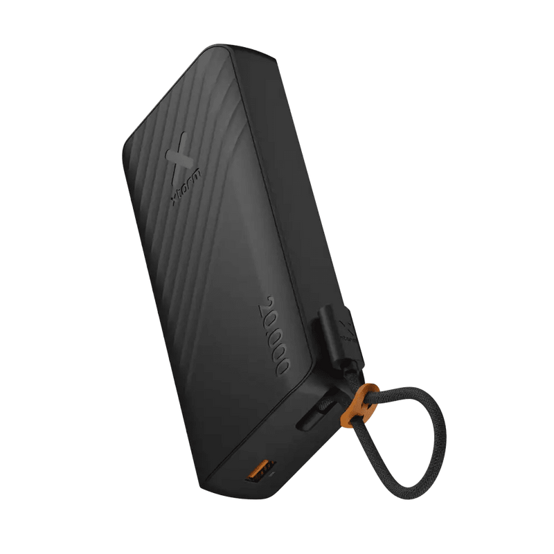 Go2 Powerbank 30W - 20.000 mAh - Ingebouwde USB-C Kabel - Charcoal Black - Xtorm NL