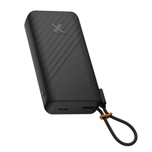 Go2 Powerbank 30W - 20.000 mAh - Ingebouwde USB-C Kabel - Charcoal Black - Xtorm NL