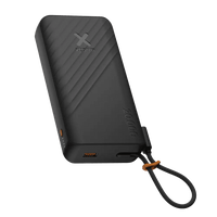 Go2 Powerbank 30W - 20.000 mAh - Ingebouwde USB-C Kabel - Charcoal Black - Xtorm NL