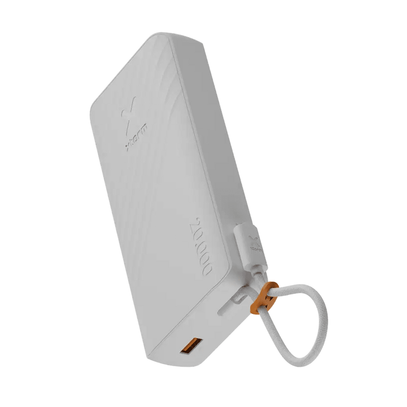 Go2 Powerbank 30W - 20.000 mAh - Ingebouwde USB-C Kabel - Ice - Xtorm NL