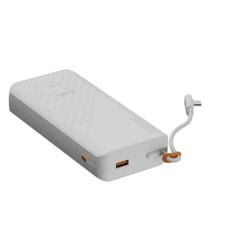 Go2 Powerbank 30W - 20.000 mAh - Ingebouwde USB-C Kabel - Ice - Xtorm NL