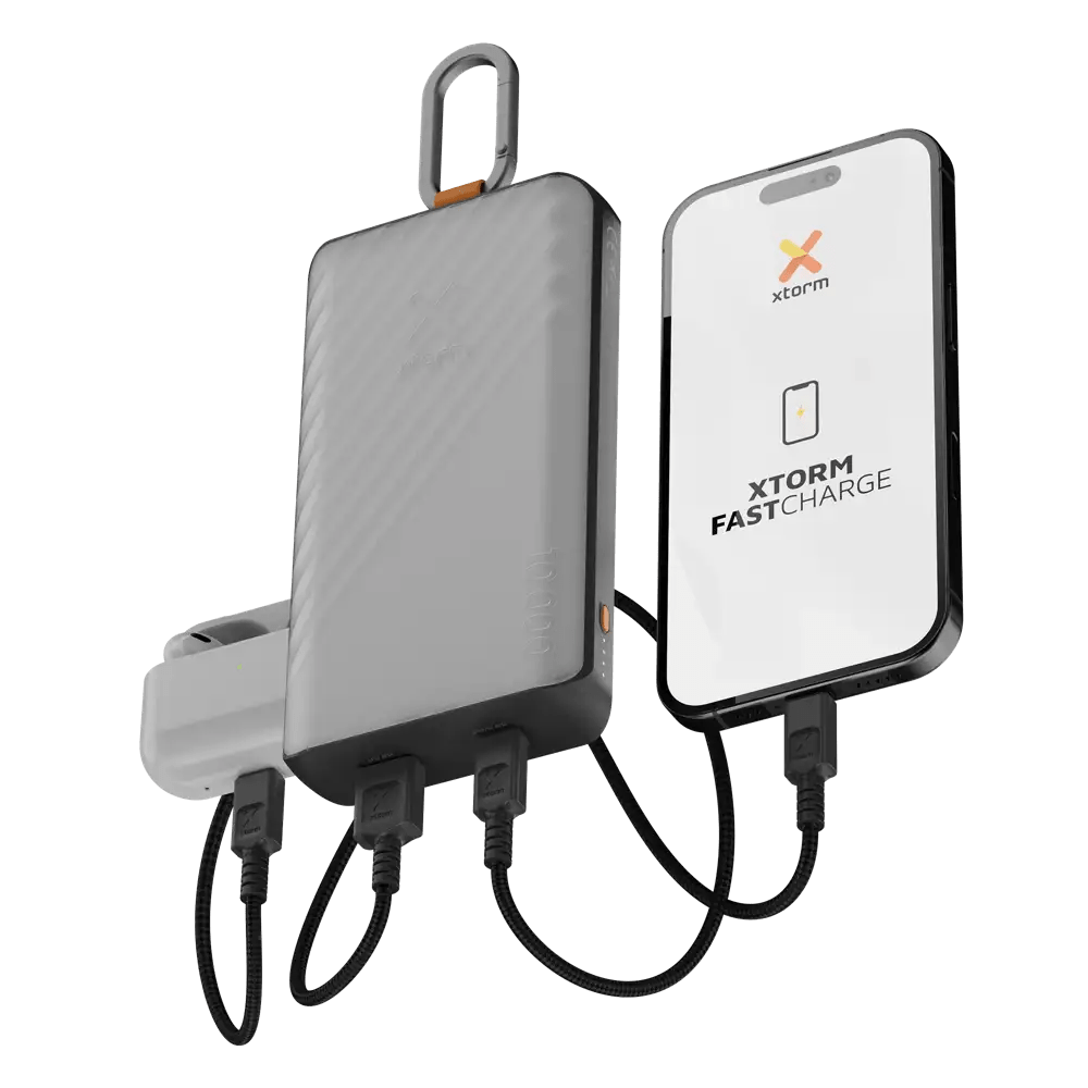 Go2 Powerbank Zonnepaneel en Zaklamp 10.000 mAh - 15W - Xtorm NL