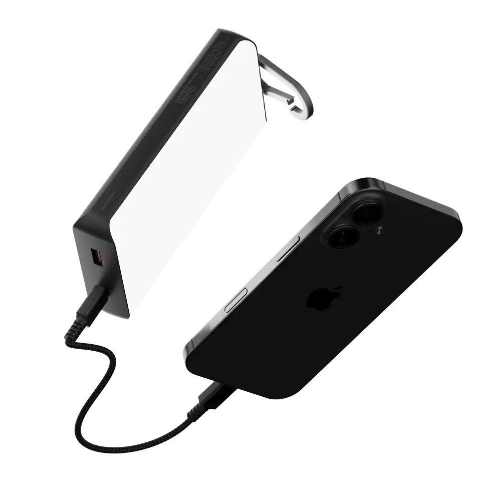 Go2 Powerbank Zonnepaneel en Zaklamp 10.000 mAh - 15W - Xtorm NL