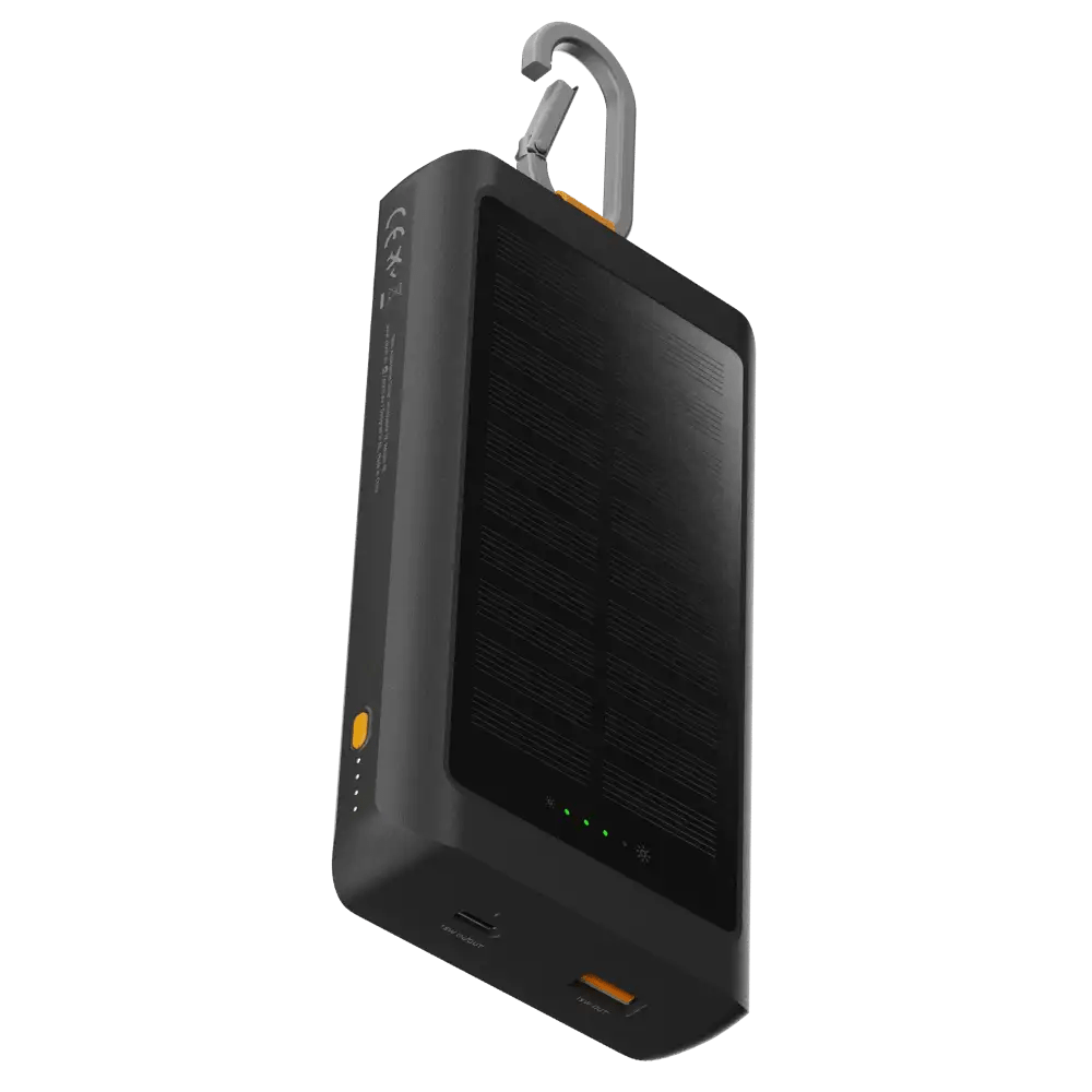 Go2 Powerbank Zonnepaneel en Zaklamp 10.000 mAh - 15W - Xtorm NL
